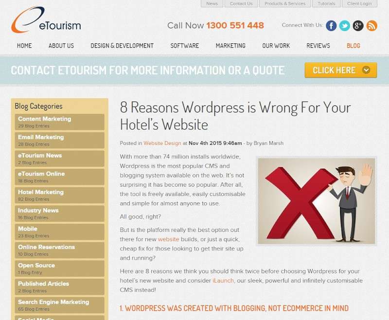 wordpress tourism
