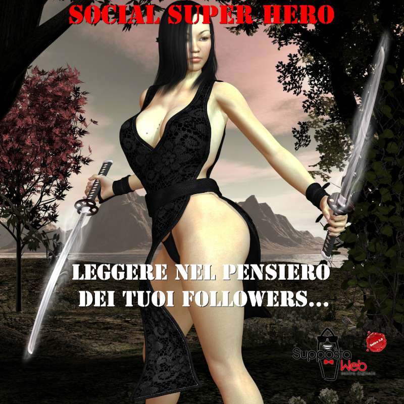 leggere nel pensiero social super hero